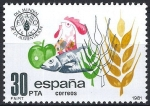 Stamps : Europe : Spain :  2629 Día Mundial de la alimentación. Logo de la F.A.O.