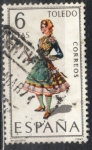 Stamps : Europe : Spain :  Trajes regionales, Toledo