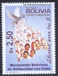 Stamps Bolivia -  Amistad y Cooperación CUBA - BOLIVIA