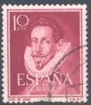 Stamps Spain -  ESPAÑA 1951_1072.01 Literatos.  