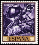Stamps Spain -  1710 - Pintura - La bola mágica