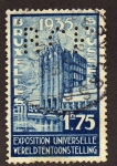 Stamps : Europe : Belgium :  Exposicion Universal