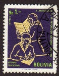 Stamps : America : Bolivia :  10º Aniversario de la reforma nacional