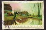 Stamps Yugoslavia -  Pintura Milan Popovic