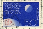 Stamps : Europe : Switzerland :  Exposicion nacional suiza Lausana
