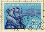 Sellos de Europa - Suiza -  400 años Universidad de Geneve