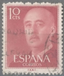 Stamps Spain -  ESPAÑA 1955-6_1143.01 General Franco (1892-1975). 
