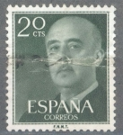 Stamps Spain -  ESPAÑA 1955-6_1145 General Franco (1892-1975).