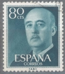 Stamps Spain -  ESPAÑA 1955-6_1152.01 General Franco (1892-1975).