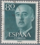 Stamps Spain -  ESPAÑA 1955-6_1152.02 General Franco (1892-1975).