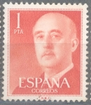 Sellos de Europa - Espa�a -  ESPAÑA 1955-6_1153.01 General Franco (1892-1975).