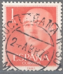 Stamps Spain -  ESPAÑA 1955-6_1153.06 General Franco (1892-1975).