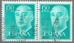 Stamps Spain -  ESPAÑA 1955-6_1155x2 General Franco (1892-1975).