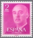 Stamps Spain -  ESPAÑA 1955-6_1158.06 General Franco (1892-1975).