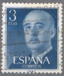 Stamps Spain -  ESPAÑA 1955-6_1159.01 General Franco (1892-1975).