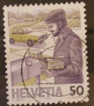 Stamps : Europe : Switzerland :  cartero