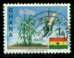 Sellos de Africa - Ghana -  Maiz