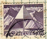 Stamps Switzerland -  Piramide