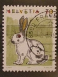 Sellos de Europa - Suiza -  conejo