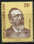 Stamps Dominican Republic -  Scott C334 - Personajes - Heinrich Von Stephan