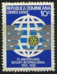Sellos del Mundo : America : Rep_Dominicana : Scott C321 - 75 Aniv. Rotary Internacional 1905-1980