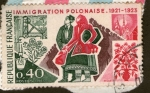 Stamps : Europe : France :  Inmigracion Polaca