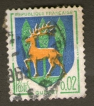 Stamps France -  Guéret  (las tierras en barbecho)