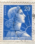 Stamps : Europe : France :  Marianne de Muller 