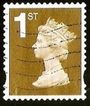 Stamps United Kingdom -   QUEEN ELIZABETH GOLD