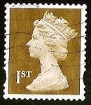 Stamps United Kingdom -   QUEEN ELIZABETH GOLD