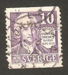 Sellos del Mundo : Europa : Suecia : emanuel swedenborg, filosofo