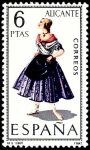 Sellos del Mundo : Europa : Espaa : E1769 - Traje Alicante