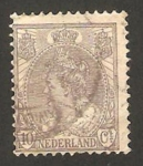 Stamps Netherlands -  wilhelmine