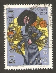 Stamps Italy -  Centº del nacimiento de la actriz dina galli