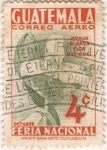 Stamps : America : Guatemala :  Flor Nacional Monja Blanca Orquidea