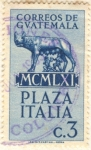 Stamps Guatemala -  Plaza Italia