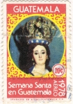 Stamps Guatemala -  Virgen Inmaculada Concepcion Iglecia San Francisco