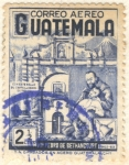 Stamps Guatemala -  Hermano Pedro de Bethancourt