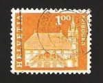 Stamps Switzerland -  657 - Edificio de Fribourg
