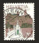Stamps Switzerland -  vista de sopraceneri