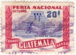 Stamps Guatemala -  Ruinas de Zaculeu