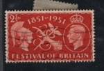 Stamps : Europe : United_Kingdom :  FESTVAL OF BTRITAIN 1851 1951
