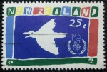 Stamps New Zealand -  Año internacional de la Paz. Dibujo de un niño