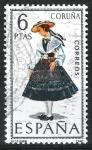 Stamps : Europe : Spain :  Trajes. La Coruña.
