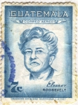 Sellos de America - Guatemala -  Eleanor Roosevelt