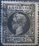 Stamps Spain -  alfonso XIII.impuesto de guerra.