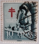 Stamps : Europe : Spain :  Campaña Nacional Antituberculosa
