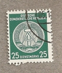 Sellos de Europa - Alemania -  Emblema de DDR
