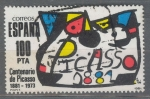 Stamps : Europe : Spain :  ESPAÑA 1981_2609 Homenaje a Pablo Ruiz Picasso en el centenario de su nacimiento. 