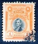 Stamps Peru -  San Martin